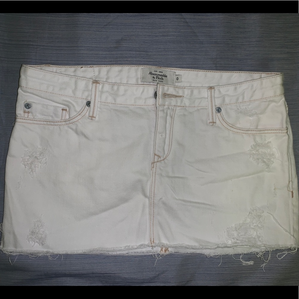 A&F jean skirt